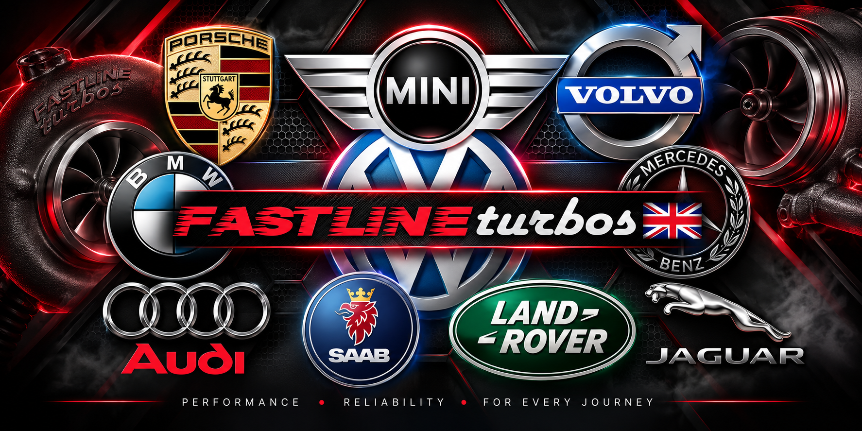 Fastline Turbos automotive performance graphic